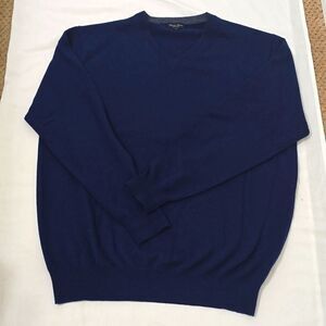 Linea Rosso men's cashmere vneck sweater size xl